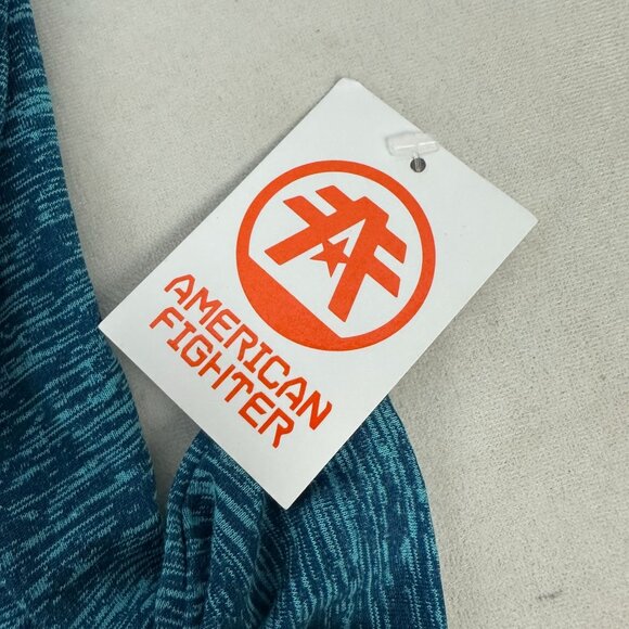 American Fighter Maryland Long Sleeve Hooded Shirt 4X Blue Cotton Blend Mens - Picture 4 of 6